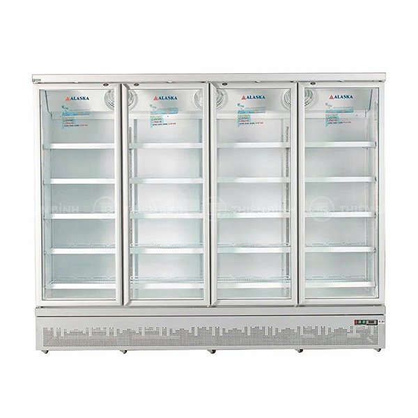 Tủ mát Alaska 4 cánh có sưởi kính SL-24C4 - ảnh 1 Tủ mát Alaska 4 cánh có sưởi kính SL-24C4