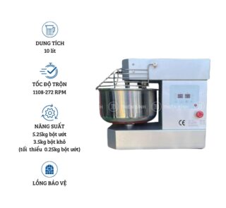 Máy trộn bột công nghiệp 10 lít Luxury LX10S
