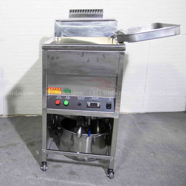 Bếp chiên tách dầu 18L dùng điện - ảnh 2 Ảnh thực tế bếp chiên tách dầu 18L điện