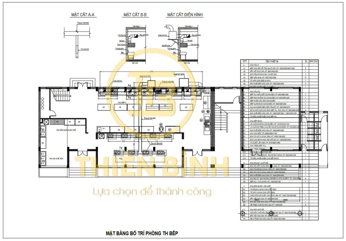 ban ve thiet ke he thong hut mui cho du an