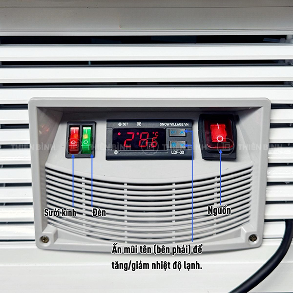 Bảng điều khiển tủ kem BL-1.6V
