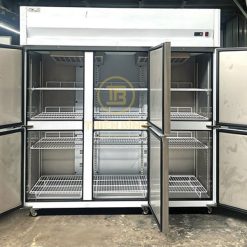Tủ đông 6 cánh inox có quạt lạnh Snow Village SLLDZ4-1300LD - ảnh 9 Bên trong tủ đông 6 cánh Snow Village SLLDZ4-1300LD