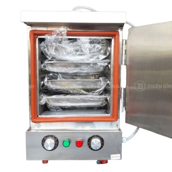 Tủ nấu cơm công nghiệp 4 khay mini TC-DMN4K - ảnh 2 Khoang tủ cơm mini 4 khay TC-DMN4K