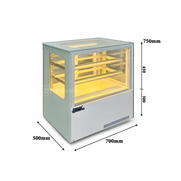 Kích thước tủ bánh Snow Village GB-100V