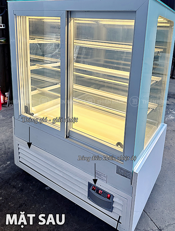 Mặt sau Mặt trước Tủ trưng bày bánh Snow Village GB-350-4L.Z4 