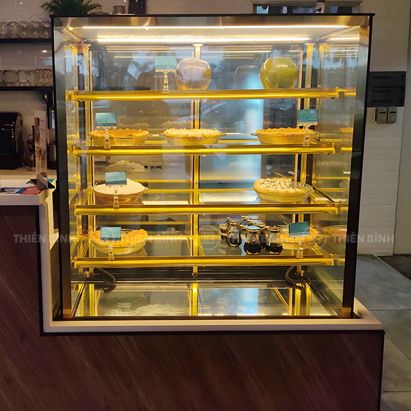 Tủ bánh kem 5 tầng 1m2 Snow Village GB-300-4L.Z5 (dàn lạnh dưới) - ảnh 5 Snow Village GB-300-4L.Z5 đen