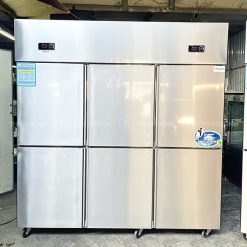 Tủ đông 6 cánh inox có quạt lạnh Snow Village SLLDZ4-1300LD - ảnh 6 Tủ đông 6 cánh inox có quạt lạnh Snow Village SLLDZ4-1300LD