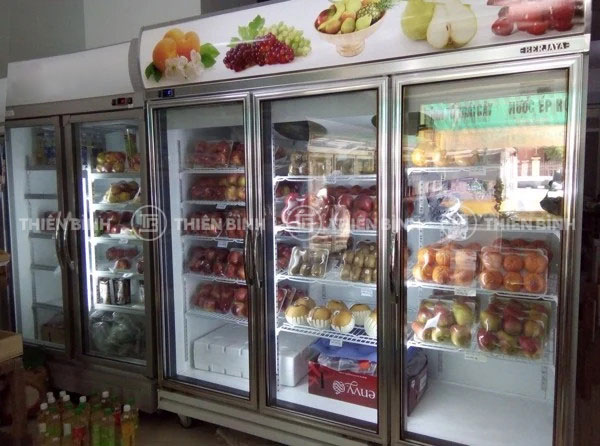 Chuỗi siêu thị nên dùng tủ mát trưng bày siêu thị loại nào? - ảnh 3 tu mat trung bay thuc pham cho sieu thi 1