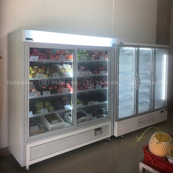 Tủ mát 3 cánh kính có quạt lạnh Snow Village LC-1800XF - ảnh 3 Tủ sử dụng công nghệ làm lạnh bằng quạt gió