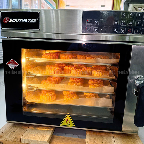 Lò nướng đối lưu 4 khay Southstar NFC-604D - ảnh 7 Sử dụng lò nướng Southstar NFC-604D nướng bánh trung thu