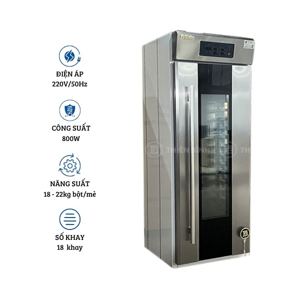 Tủ ủ bột 18 khay Fuji Air FJ-P18D Tủ ủ bột 18 khay Fuji Air FJ-P18D