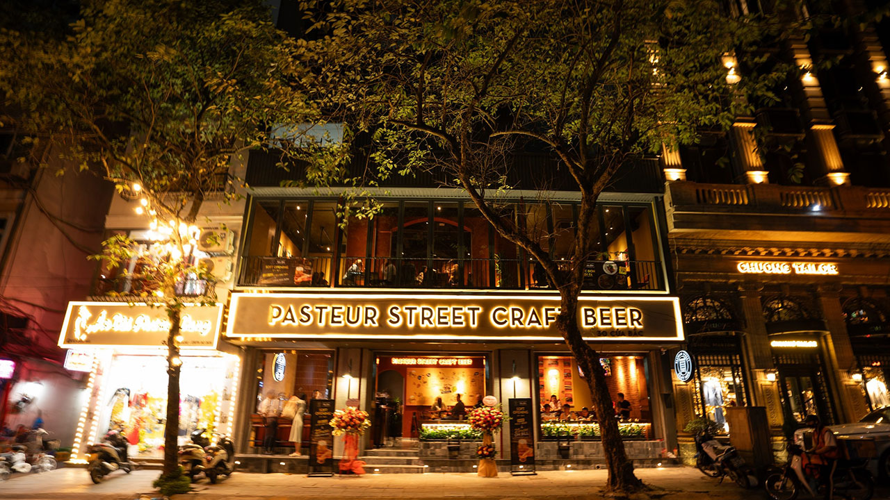 Thiết kế bếp nhà hàng bia tươi Pasteur Street Cửa Bắc