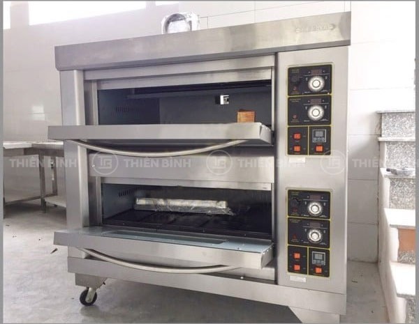 lò nấu cơm niêu bằng gas 2 tầng 4 khay Berjaya BJY-G120-2BD có thiết kế hiện đại
