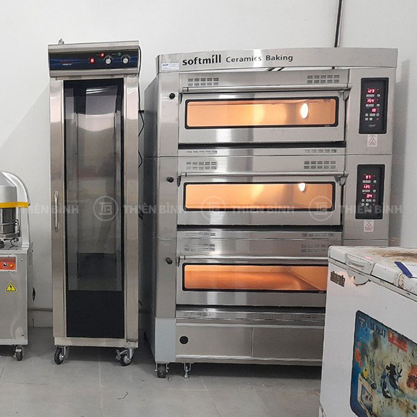 Lò nướng bánh châu Âu Softmill DUU-23 - ảnh 6 lo nuong banh chau au softmill duu 23 trong khu bep cong nghiep