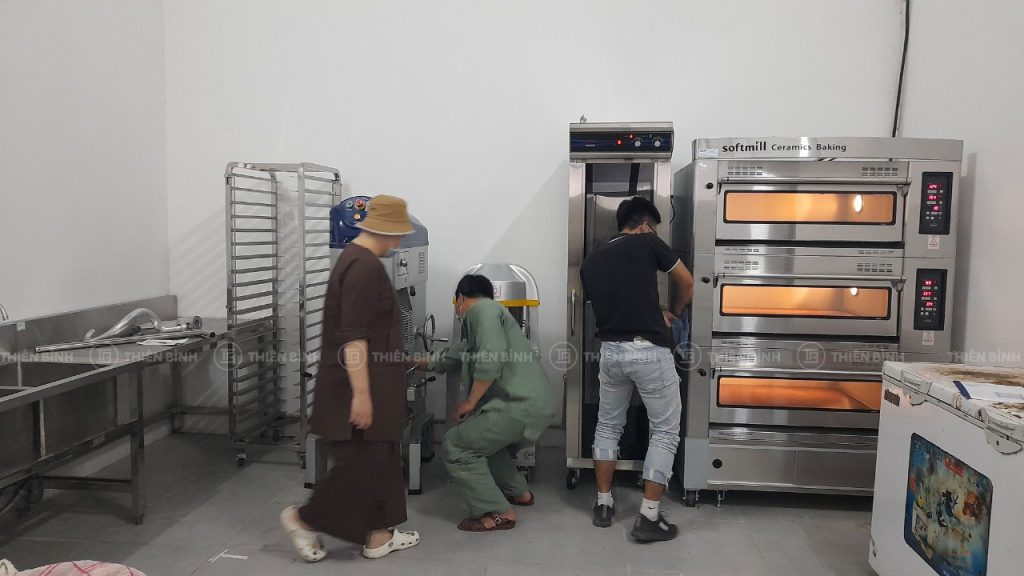Quá trình lắp đặt thiết bị cho học viện Phật Giáo Việt Nam