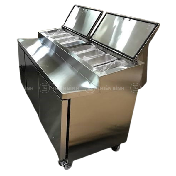 Bàn pizza Berjaya BS2D/PCF6/Z - ảnh 2 Cấu tạo bàn pizza Berjaya BS2D/PCF6/Z