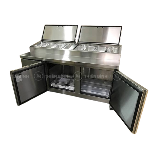 Bàn pizza Berjaya BS2D/PCF6/Z - ảnh 3 Khoang bảo quản bàn pizza Berjaya
