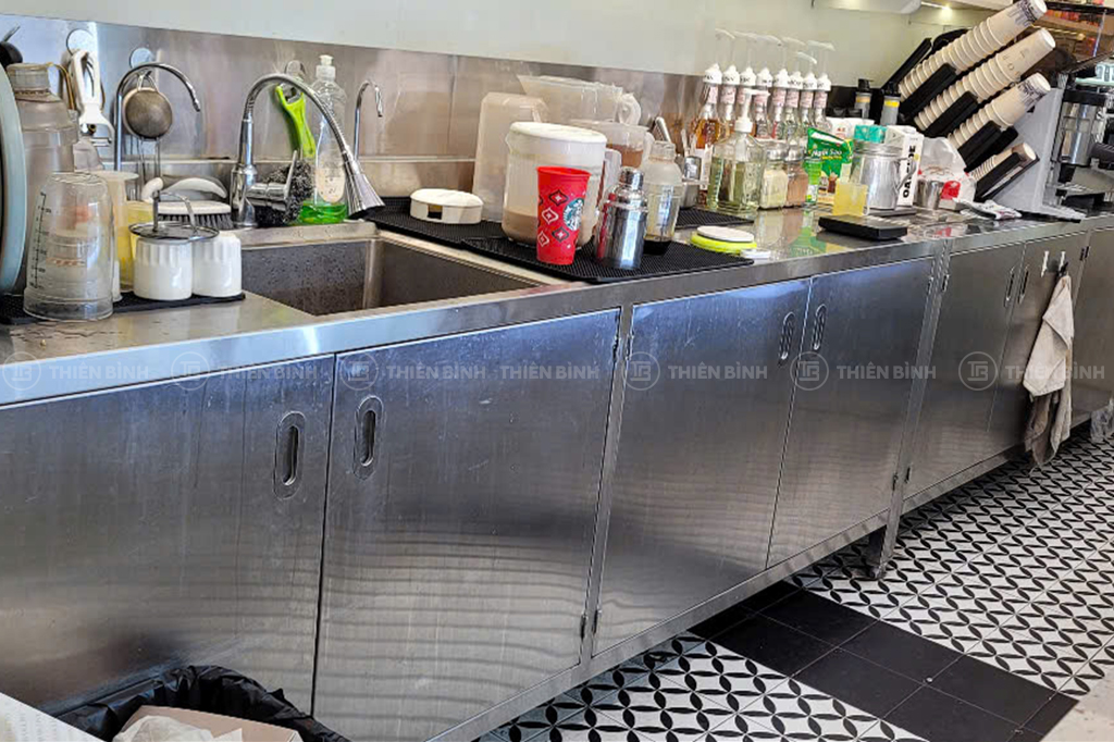 Thiết kế bếp tiệm bánh T'Mories - Thành phố Giao Lưu, Hà Nội - ảnh 14 Khu vực quầy bar pha chế