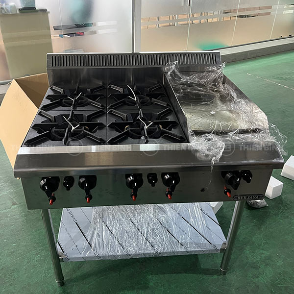Bếp Âu 4 họng có chiên phẳng Berjaya OB4GG1B-17 - ảnh 3 Ảnh bếp âu 4 họng có chiên phẳng Berjaya OB4GG1B-17