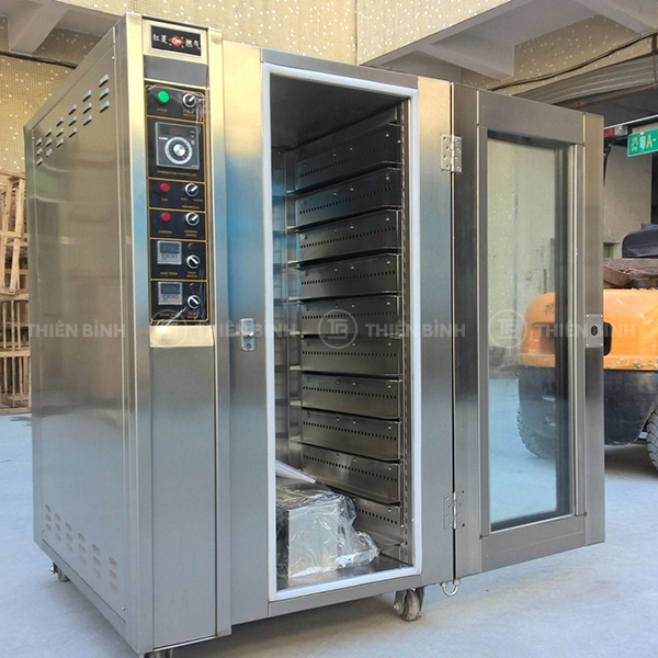 Lò nướng đối lưu 10 khay gas Hongling RX-10Q - ảnh 2 Khoang lò Hongling RX-10Q