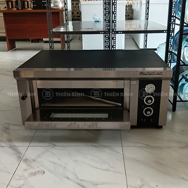 Lò nướng pizza 1 tầng điện Hongling PZE-401A - ảnh 2 Khoang lò nướng pizza 1 tầng điện Hongling PZE-401A