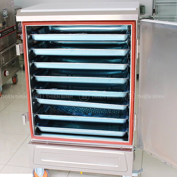 Tủ cơm điện 8 khay - ảnh 2 Bên trong tủ cơm điện 8 khay