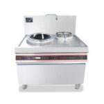 Bếp từ công nghiệp đơn mặt lõm 8kW có bầu nước
