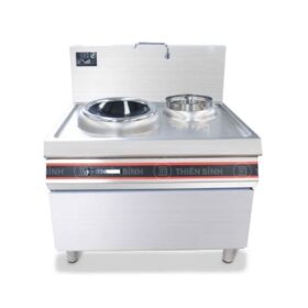 Bếp từ công nghiệp đơn mặt lõm 8kW có bầu nước