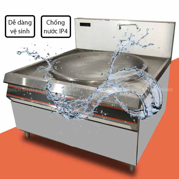 Bếp từ công nghiệp đơn 15 kW xào trực tiếp Φ800 - ảnh 1 Bếp từ mặt lõm 15kw