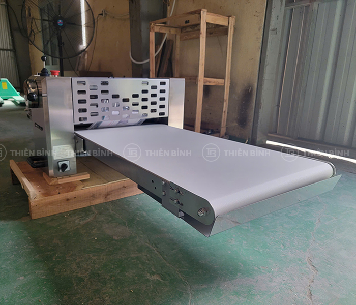 Máy cán bột 2 chiều để bàn Hongling MT500 - ảnh 1 Băng tải máy cán bột Hongling MT500