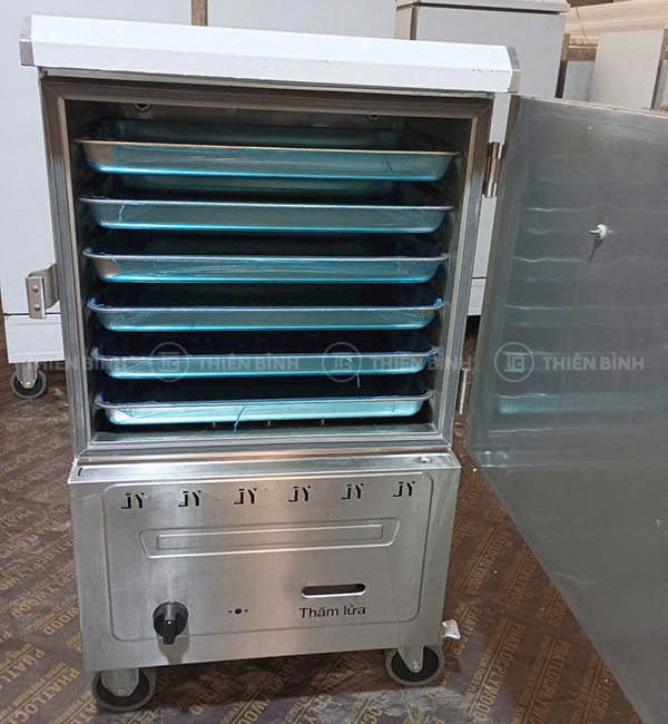 Tủ cơm 6 khay gas - ảnh 2 khoang tu com 6 khay