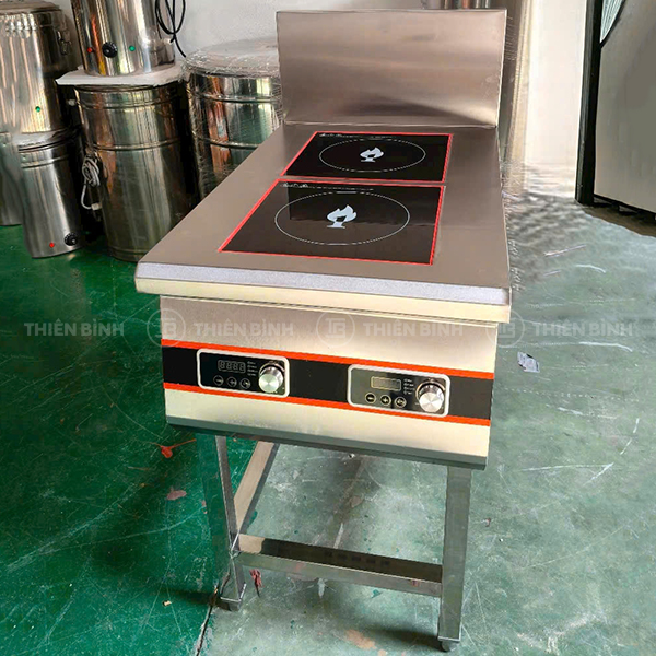 Bếp từ đôi 5kw chân cao