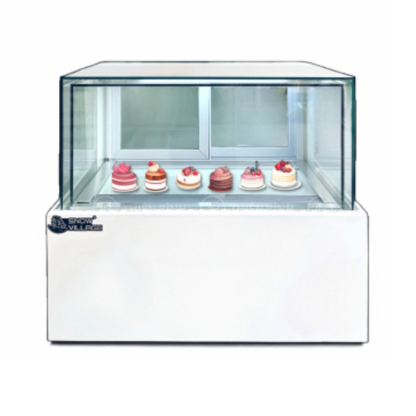 anh-tu-banh-mini-70cm-kinh-vuong-snow-village-gb-100v-z1 Tủ bánh mini để bàn 1 tầng 70cm kính vuông Snow Village GB-100V.Z1