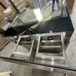 Tủ trưng bày bánh 1m2 kính vuông Berjaya RDS-M-12