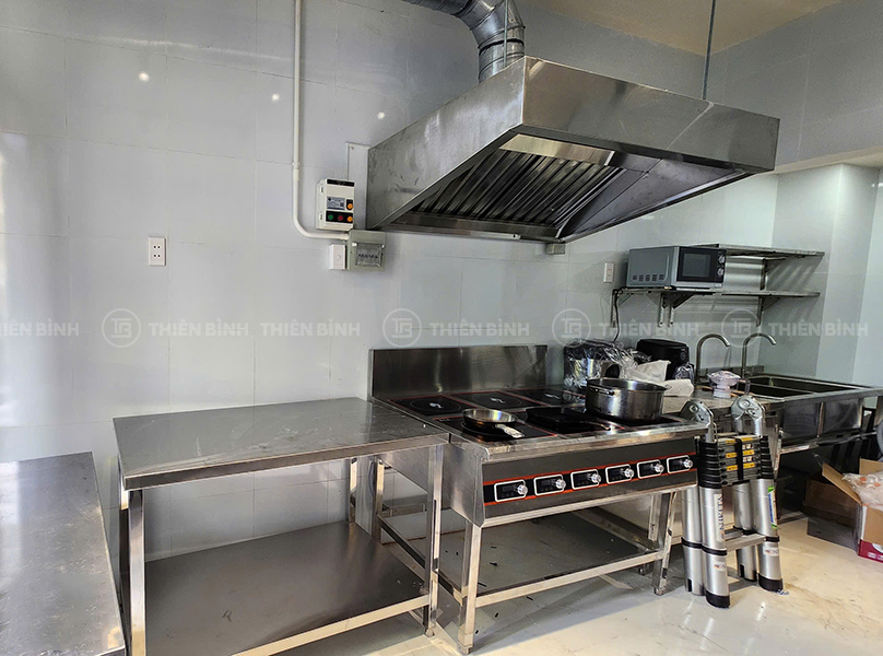 Cung cấp thiết bị cho nhà hàng hygge eatery - ảnh 11 Khu bếp được hoàn thiện theo đúng bản vẽ