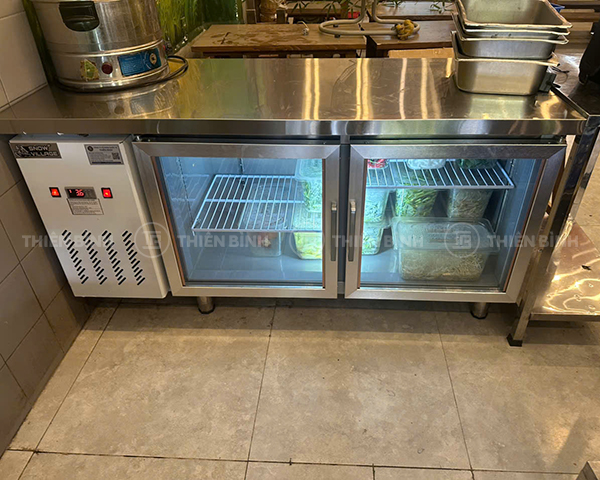 Bàn mát 2 cánh kính 1m5 Snow Village PLO.25L2Q - ảnh 3 Snow Village PLO.25L2Q