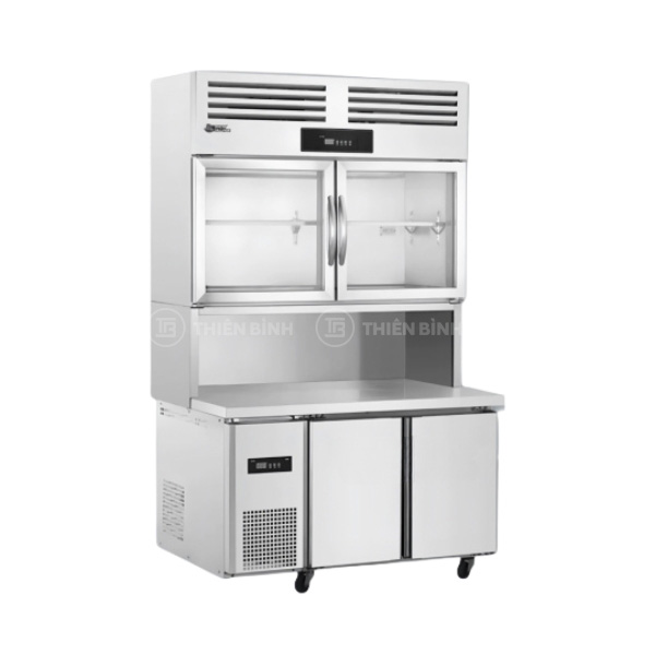 - Snow Village PLRD-12N2B2 Tủ lạnh trưng bày trên mát – dưới đông 1m2 Snow Village PLRD-12N2B2