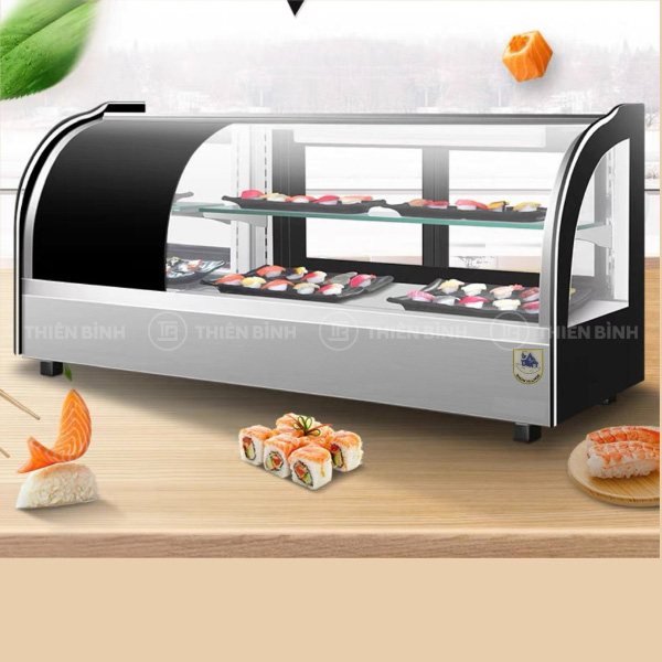 Ảnh tủ mát trưng bày sushi-bánh ngọt 1m2 Snow Village SS-1.2