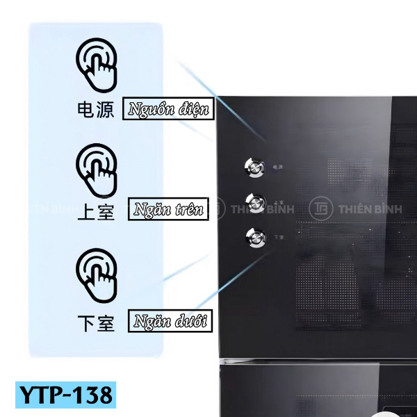 Bảng điều khiển tủ sấy tiệt trùng bát đĩa YTP-138