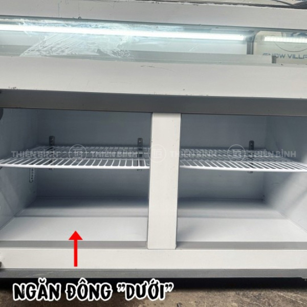 Tủ trưng bày thực phẩm đông mát 1m5 Snow Village BT-B1.5D - ảnh 2 Bên trong ngăn đông dưới tủ BT-B1.5D