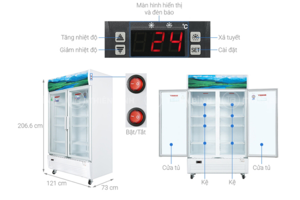 Giới thiệu tủ mát Sanaky VH-1209HP