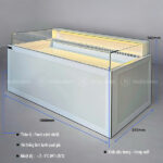 Kích thước tủ mát trưng bày Snow Village KDG-1800VN