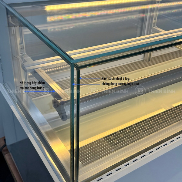 Kính và kệ tủ bánh Snow Village GB-1200V.Z1