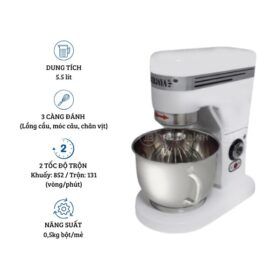 Máy trộn bột 5l Berjaya BJY-BM5-B