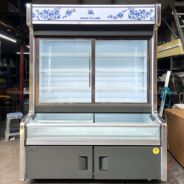 Tủ trưng bày đông mát 3 chế độ Snow Village DC-1400HY - ảnh 1 Tủ trưng bày đông mát 3 chế độ Snow Village DC-1400HY