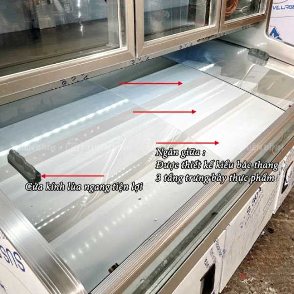Tủ trưng bày thực phẩm trên mát dưới đông 3 chế độ Snow Village DC-1800FY - ảnh 3 Snow Village DC-1800FY