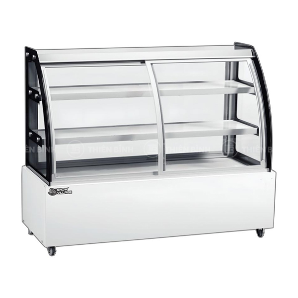 snow-village-dl-1.0 Tủ mát trưng bày kính cong 1m Snow Village DL-1.0