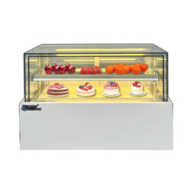 Tủ bánh mini để bàn 90cm kính vuông Snow Village GB-120V.Z1