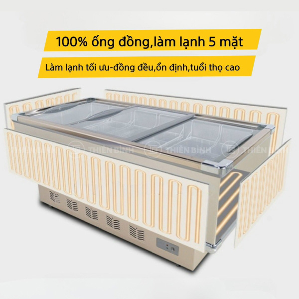 Tủ đông trưng bày Snow Village SD/SC-2000 - ảnh 2 Tủ đông Snow Village SD/SC-2000