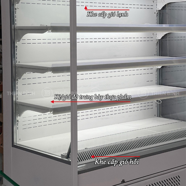 Tủ mát siêu thị 1m Snow Village L.CMA-1.0 (màn kéo) - ảnh 2 Tủ mát Snow Village L.CMA-1.0 (màn kéo)